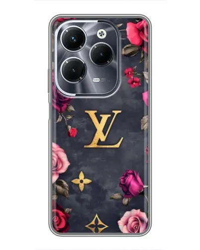 Чехол для Infinix Hot 40 Pro с картинкой «Цветочный Louis Vuitton» Чехол для Infinix Hot 40 Pro с картинкой «Цветочный Louis Vuitton»