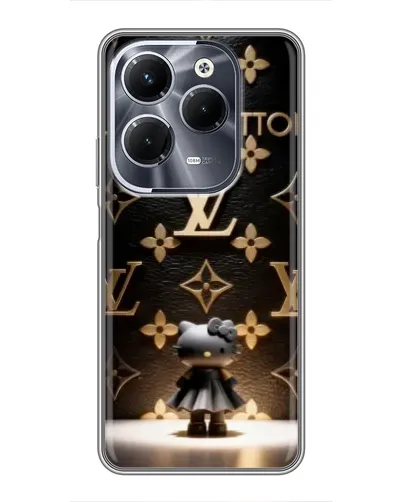 Чехол для Infinix Hot 40 Pro с картинкой «Монограмма с фигурой» Чехол для Infinix Hot 40 Pro с картинкой «Монограмма с фигурой»