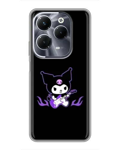 Чехол для Infinix Hot 40 Pro с картинкой «Электрическая Kuromi» Чехол для Infinix Hot 40 Pro с картинкой «Электрическая Kuromi»