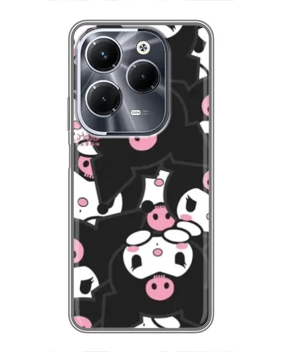 Чехол для Infinix Hot 40 Pro с картинкой «Паттерн голов Куроми» Чехол для Infinix Hot 40 Pro с картинкой «Паттерн голов Куроми»