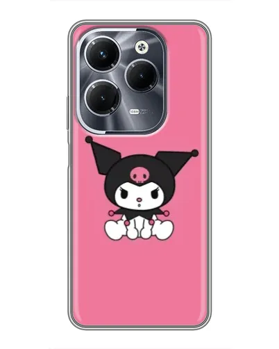 Чехол для Infinix Hot 40 Pro с картинкой «Хмурая Kuromi» Чехол для Infinix Hot 40 Pro с картинкой «Хмурая Kuromi»