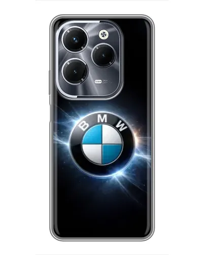Чехол для Infinix Hot 40 Pro с картинкой «BMW — неоновое сияние» Чехол для Infinix Hot 40 Pro с картинкой «BMW — неоновое сияние»