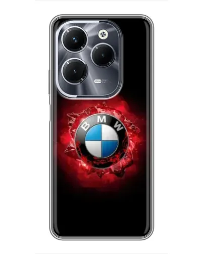 Чехол для Infinix Hot 40 Pro с картинкой «Логотип BMW — вспышка» Чехол для Infinix Hot 40 Pro с картинкой «Логотип BMW — вспышка»