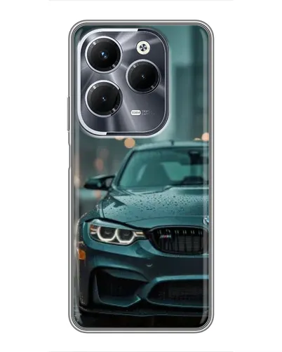 Чехол для Infinix Hot 40 Pro с картинкой «BMW в огнях города» Чехол для Infinix Hot 40 Pro с картинкой «BMW в огнях города»
