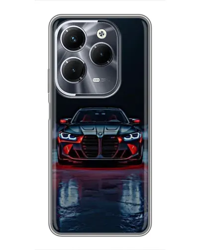 Чехол для Infinix Hot 40 Pro с картинкой «BMW на мокрой дороге» Чехол для Infinix Hot 40 Pro с картинкой «BMW на мокрой дороге»