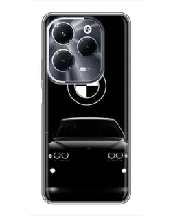 Чехол для Infinix Hot 40 Pro с картинкой «BMW — взгляд из темноты»