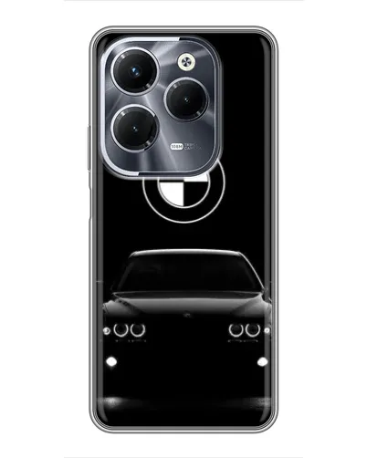 Чехол для Infinix Hot 40 Pro с картинкой «BMW — взгляд из темноты» Чехол для Infinix Hot 40 Pro с картинкой «BMW — взгляд из темноты»