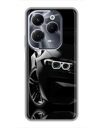 Чохол для Infinix Hot 40 Pro з картинкою «Чорна BMW — профіль» Чохол для Infinix Hot 40 Pro з картинкою «Чорна BMW — профіль»