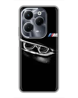 Чехол для Infinix Hot 40 Pro с картинкой «BMW — взгляд тигра»