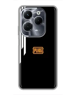 Чехол для Infinix Hot 40 Pro с картинкой «PUBG — вертикальные линии»