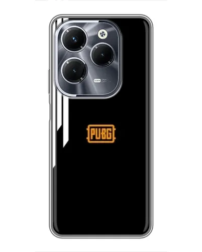 Чехол для Infinix Hot 40 Pro с картинкой «PUBG — вертикальные линии» Чехол для Infinix Hot 40 Pro с картинкой «PUBG — вертикальные линии»