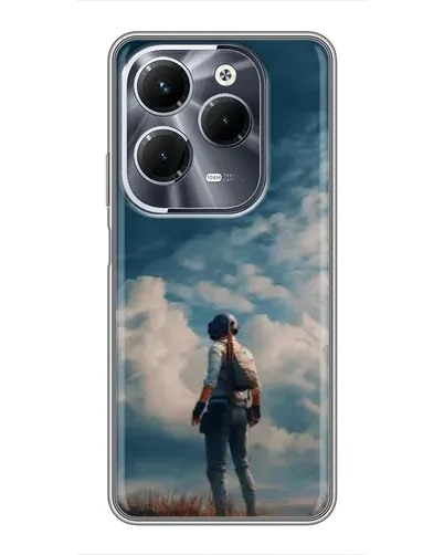Чехол для Infinix Hot 40 Pro с картинкой «Герой PUBG на скале» Чехол для Infinix Hot 40 Pro с картинкой «Герой PUBG на скале»