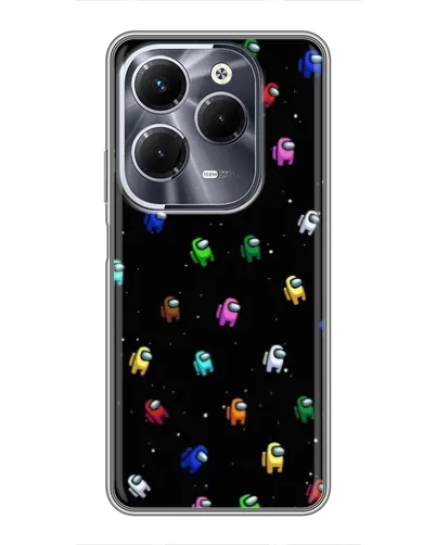 Чехол для Infinix Hot 40 Pro с картинкой «Экипаж Among Us» Чехол для Infinix Hot 40 Pro с картинкой «Экипаж Among Us»
