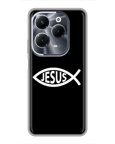 Чехол для Infinix Hot 40 Pro с картинкой «Классический Jesus»