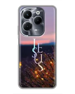 Чохол для Infinix Hot 40 Pro з картинкою «Світло Боже уночі»