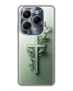 Чохол для Infinix Hot 40 Pro з картинкою «Оливкова гілка»
