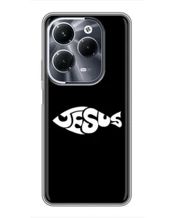Чохол для Infinix Hot 40 Pro з картинкою «Риба  Jesus»
