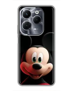 Чехол для Infinix Hot 40 Pro с картинкой «Улыбающийся Микки Маус»