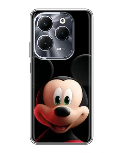 Чехол для Infinix Hot 40 Pro с картинкой «Улыбающийся Микки Маус»