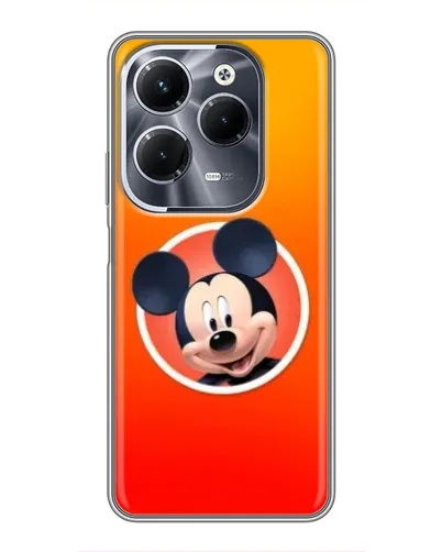 Чехол для Infinix Hot 40 Pro с картинкой «Mickey в круге»