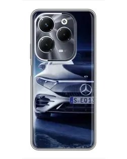 Чехол для Infinix Hot 40 Pro с картинкой «Mercedes EQ — будущее»