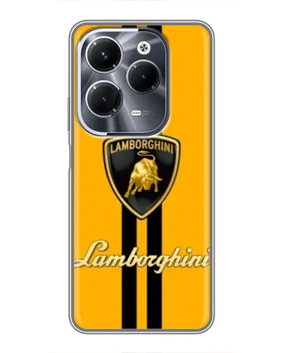 Чехол для Infinix Hot 40 Pro с картинкой «Lamborghini Stripe желтый» Чехол для Infinix Hot 40 Pro с картинкой «Lamborghini Stripe желтый»