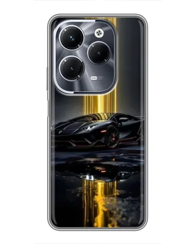 Чехол для Infinix Hot 40 Pro с картинкой «Ночной Lamborghini драйв» Чехол для Infinix Hot 40 Pro с картинкой «Ночной Lamborghini драйв»
