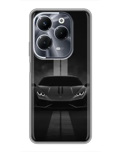 Чехол для Infinix Hot 40 Pro с картинкой «Lamborghini симметрия дорог» Чехол для Infinix Hot 40 Pro с картинкой «Lamborghini симметрия дорог»