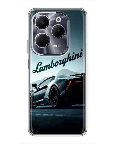 Чехол для Infinix Hot 40 Pro с картинкой «Классическая надпись Lamborghini» Чехол для Infinix Hot 40 Pro с картинкой «Классическая надпись Lamborghini»