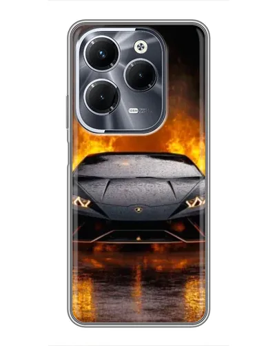 Чехол для Infinix Hot 40 Pro с картинкой «Lamborghini в огне» Чехол для Infinix Hot 40 Pro с картинкой «Lamborghini в огне»