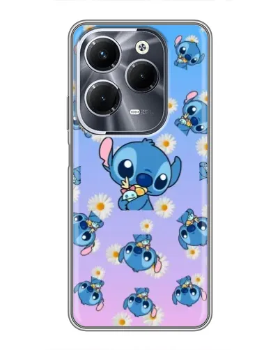 Чехол для Infinix Hot 40 Pro с картинкой «Паттерн со Стичем»