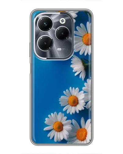 Чехол для Infinix Hot 40 Pro с картинкой «Белоснежные маргаритки» Чехол для Infinix Hot 40 Pro с картинкой «Белоснежные маргаритки»