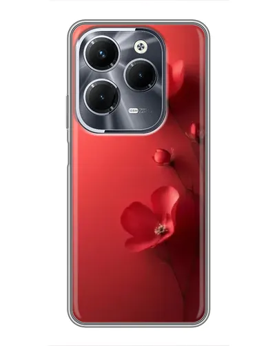 Чехол для Infinix Hot 40 Pro с картинкой «Маковые соцветия» Чехол для Infinix Hot 40 Pro с картинкой «Маковые соцветия»