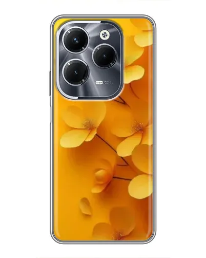 Чехол для Infinix Hot 40 Pro с картинкой «Золотые лепестки» Чехол для Infinix Hot 40 Pro с картинкой «Золотые лепестки»