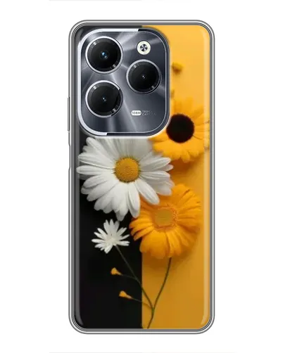 Чехол для Infinix Hot 40 Pro с картинкой «Подсолнух и ромашка» Чехол для Infinix Hot 40 Pro с картинкой «Подсолнух и ромашка»