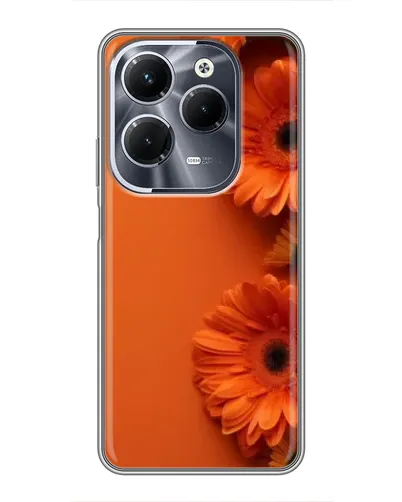 Чехол для Infinix Hot 40 Pro с картинкой «Оранжевые герберы» Чехол для Infinix Hot 40 Pro с картинкой «Оранжевые герберы»