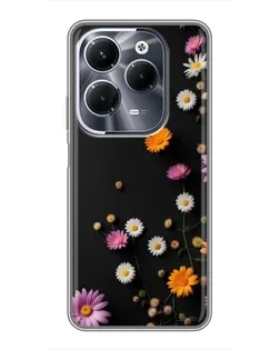 Чехол для Infinix Hot 40 Pro с картинкой «Цветочная композиция»
