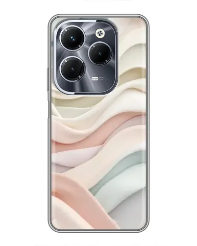 Чехол для Infinix Hot 40 Pro с картинкой «Пастельные нежные волны» Чехол для Infinix Hot 40 Pro с картинкой «Пастельные нежные волны»