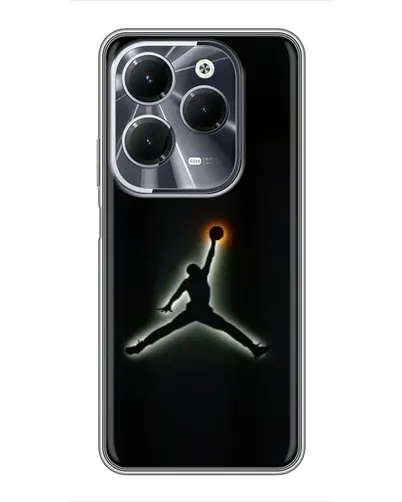 Чехол для Infinix Hot 40 с картинкой «Jordan Gradient Logo» Чехол для Infinix Hot 40 с картинкой «Jordan Gradient Logo»