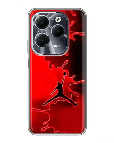 Чехол для Infinix Hot 40 с картинкой «Jordan Red Smoke» Чехол для Infinix Hot 40 с картинкой «Jordan Red Smoke»