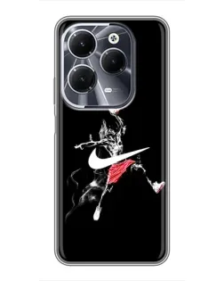 Чехол для Infinix Hot 40 с картинкой «Jordan Jumpman»