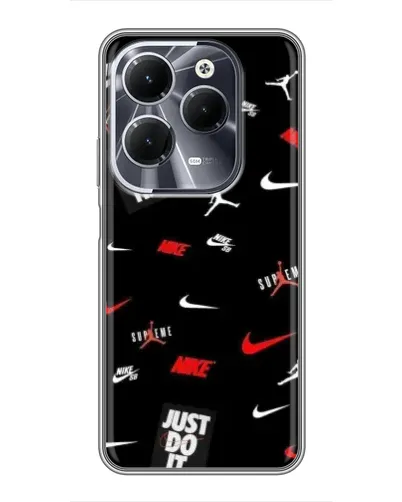 Чехол для Infinix Hot 40 с картинкой «Nike Mix Pattern» Чехол для Infinix Hot 40 с картинкой «Nike Mix Pattern»