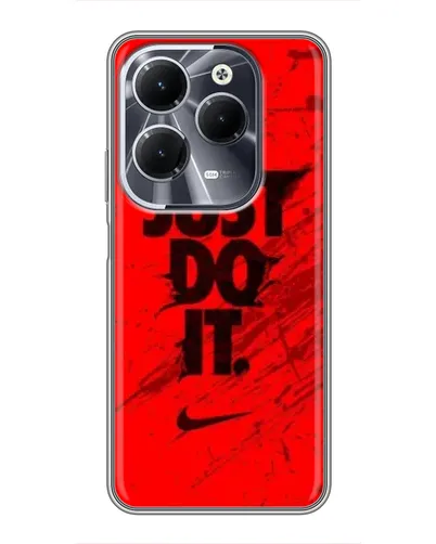Чехол для Infinix Hot 40 с картинкой «Nike Just Do It» Чехол для Infinix Hot 40 с картинкой «Nike Just Do It»