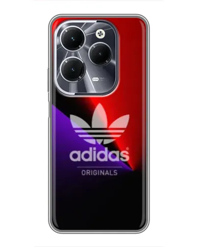 Чехол для Infinix Hot 40 с картинкой «Adidas Red Neon» Чехол для Infinix Hot 40 с картинкой «Adidas Red Neon»