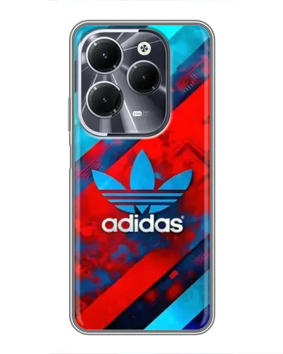 Чехол для Infinix Hot 40 с картинкой «Абстракция Adidas» Чехол для Infinix Hot 40 с картинкой «Абстракция Adidas»
