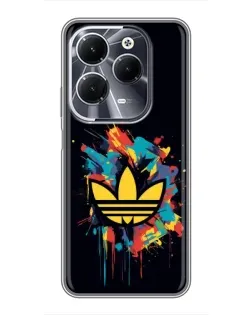 Чехол для Infinix Hot 40 с картинкой «Adidas Splash»
