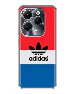 Чехол для Infinix Hot 40 с картинкой «Ретро блоки Adidas»