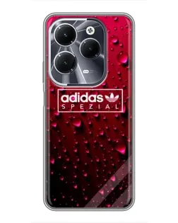 Чехол для Infinix Hot 40 с картинкой «Adidas Gold Marble»