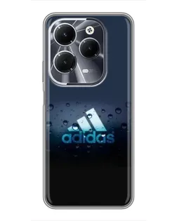 Чехол для Infinix Hot 40 с картинкой «Adidas Water Drops»