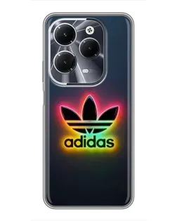 Чехол для Infinix Hot 40 с картинкой «Неоновый Adidas»